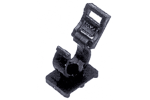 ABRAZADERA PLASTICA CLIC DIAM 12MM-GRIS