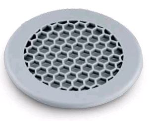 REJILLA VENTILACION 140MM NEGRA