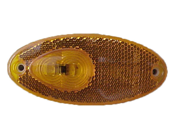 PILOTO OVAL AMBAR CON LED HELLA 24v