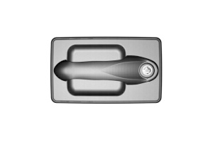 CERRADURA PUERTA CONDUCTOR +LLAVE-NEGRO