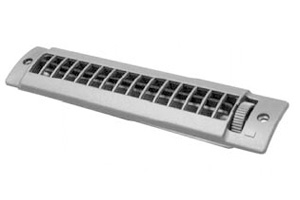 REJILLA AIREACION 201X44MM GRIS