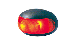 PILOTO GALIBO ROJO LED HELLA CABLE 500 12/24