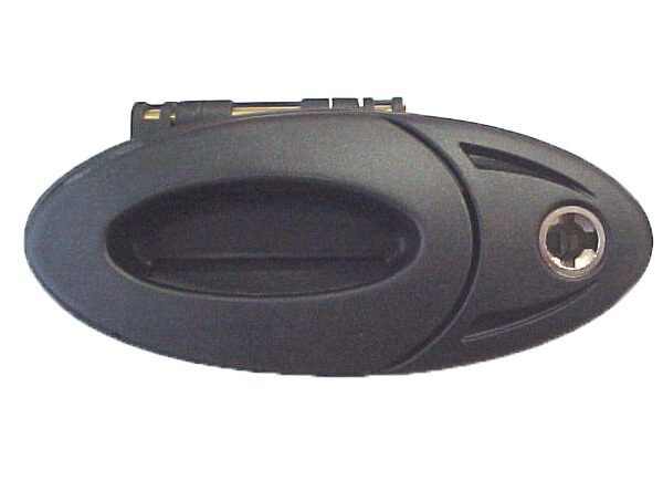 CERRADURA OVAL BODEGA 205X88 P400 NEGRA