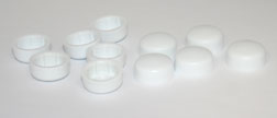 TAPON PARA TORNILLO 3/8" BLANCO