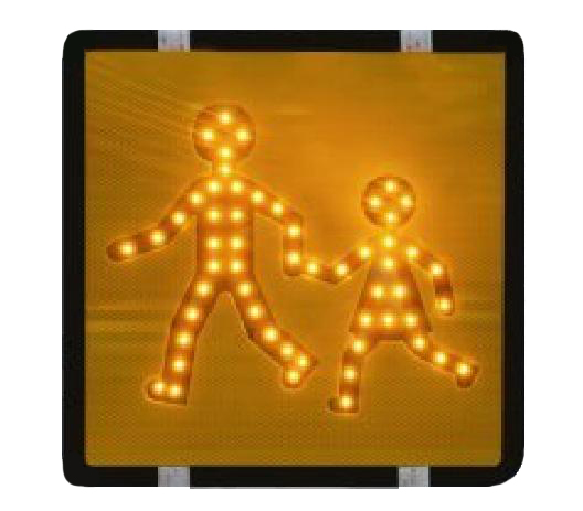 INDICADOR TRANSP ESCOLAR LED 25X25
