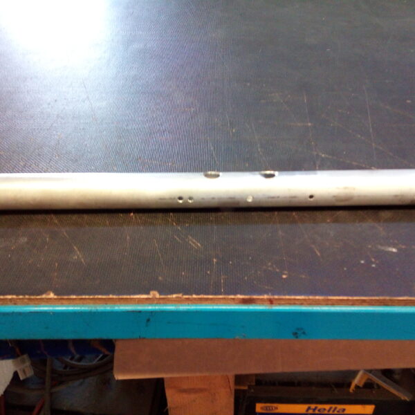 BARRA PIE CANELADORA ALUMINIO 35X2