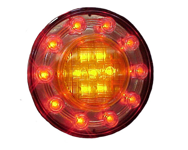 PILOTO POSICION INTERMIT/STOP ROJO LED 100 MM