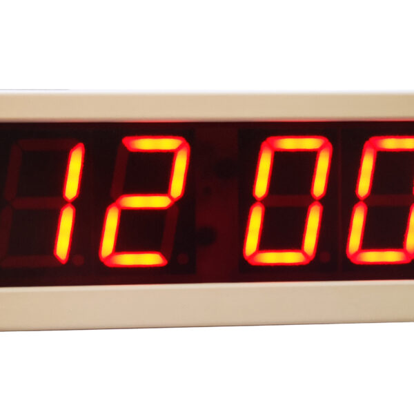 RELOJ DIGITAL ULTRA BRIGHT COLOR GRIS 24V