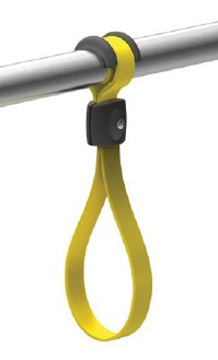 AGARRADOR BARRA CLASSIC AMARILLO ANTIBACTERIA