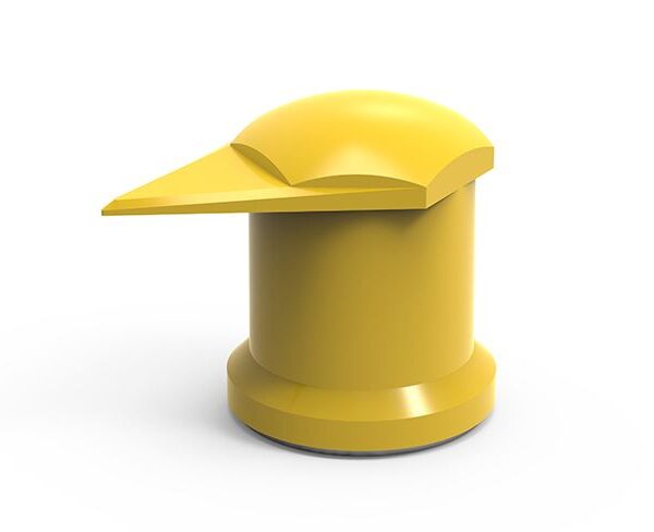 TAPON RUEDA DELANTERA TUERCA 27 AMARILLO