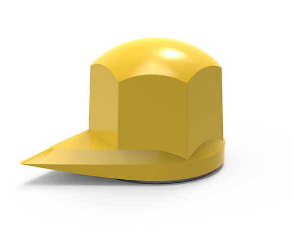 TAPON RUEDA TRASERA TUERCA 27 AMARILLO
