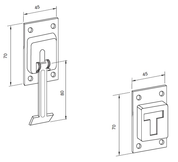 CONJUNTO RETENEDOR PUERTA