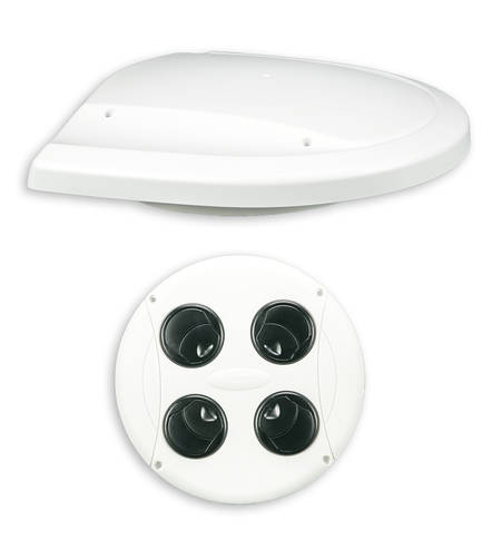 VENTILADOR TECHO OVALADO + OBTURADOR 24V