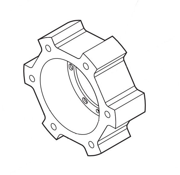 CONJUNTO ROTOR LADO POLEA N7103