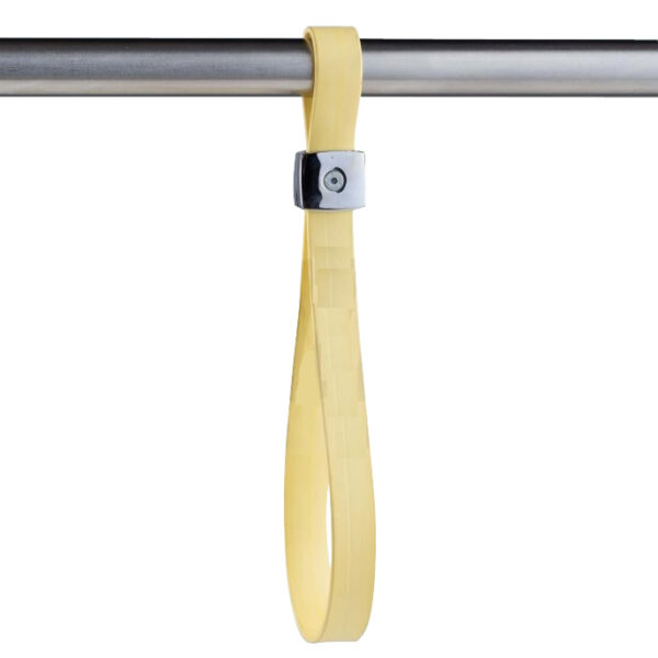 AGARRADOR BARRA AMARILLO CLIP ALUMINIO