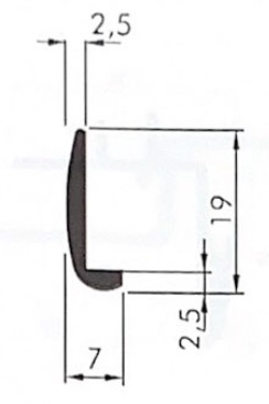 PER ALU SALVARROCES 5.2 MT NEGRO