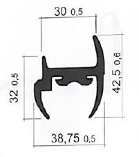 PER GOMA ESTANQ PTA DESP 2 MT -MA