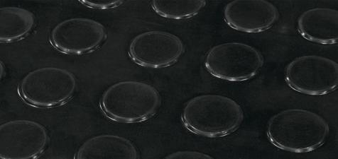 PAVIMENTO TOPOS NEGRO 10x1.5 MT x 3 MM