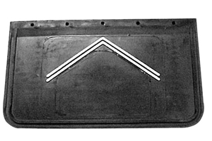 DELANTAL DE GOMA 560X325 MM NEGRO