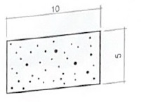 PER GOMA ESPONJOSA 5X10 MM