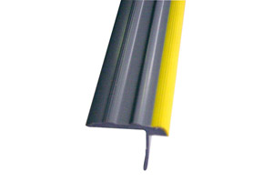 PERFIL PLASTICO ESTRIBOS GRIS/AMAR 4 MT