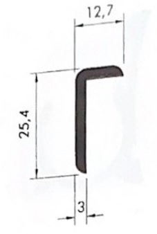 PER ALU E-1703 ANOD PLATA 6MT