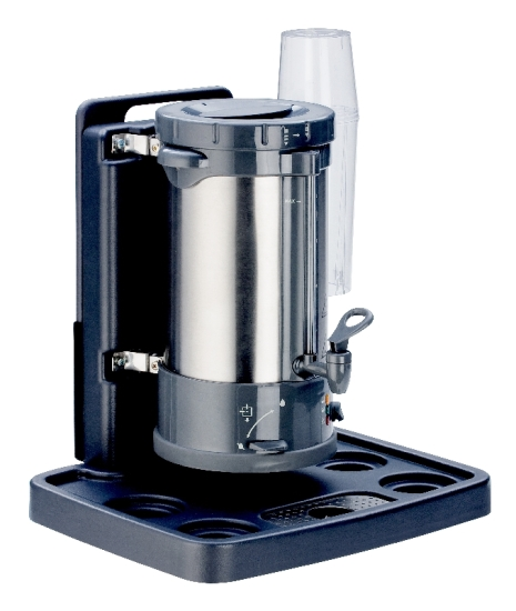 Soporte de bandeja grande con desagüe para cafetera FOKM 40