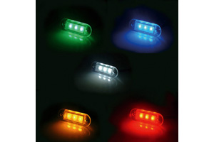 LUZ ESTRIBO 3 LED AMARILLO 12 V