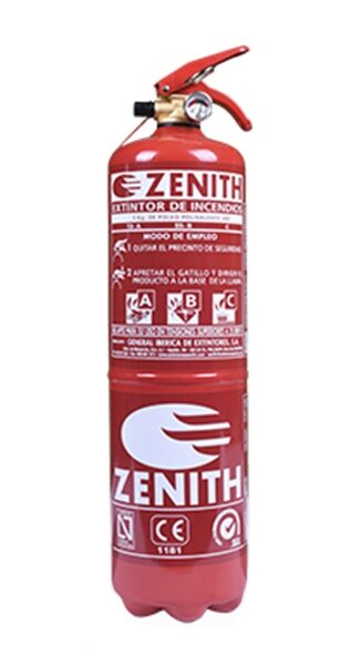 EXTINTOR 2 KG POLVO ABC CON SOPORTE-ABRA