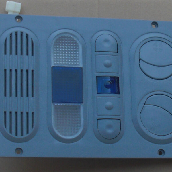 PLACA DIF. 320 X 220 MM GRIS CON ALTAVOZ