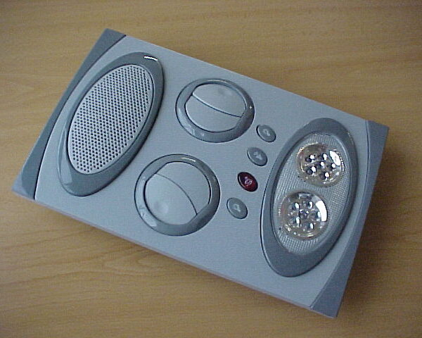 PLACA DIF. 300 X 200 MM 12V - OVAL -GRIS