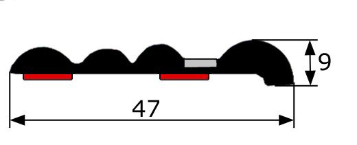 MOLDURA AUTOADHESIVA UNIVERSAL 47X9