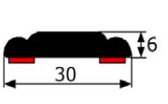 MOLDURA AUTOADHESIVA UNIVERSAL 30X6
