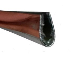 BURLETE PVC ADHESICO CROMO 3.5MM