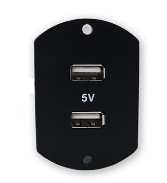 CARGADOR USB DOBLE, CABLE 250 MM