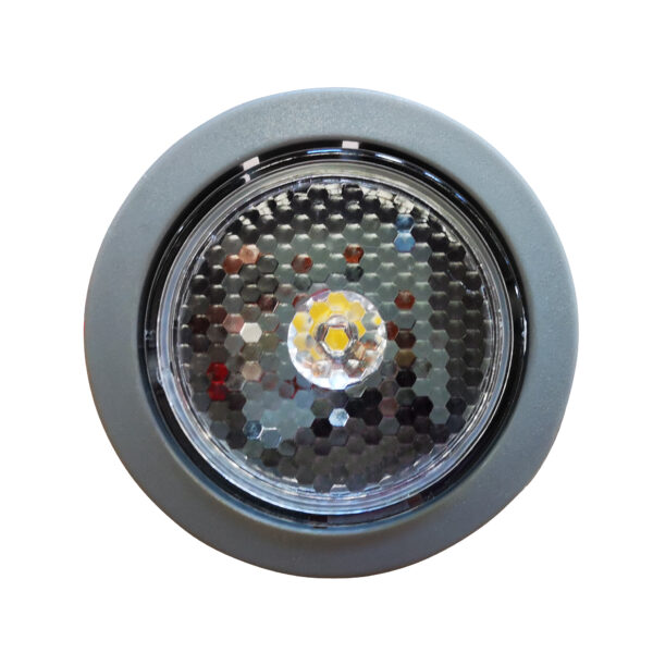 LUZ INTERIOR DIAM 65 MM GRIS 12V/24V