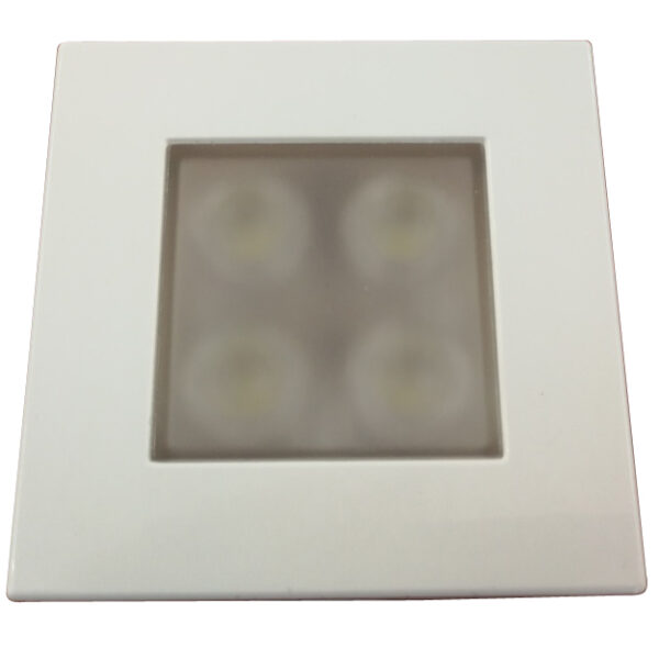 LUZ INT CUADRADA 24V 60X60 IP67