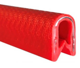 BURLETE PVC ALMA METALICA ROJO 1-4MM