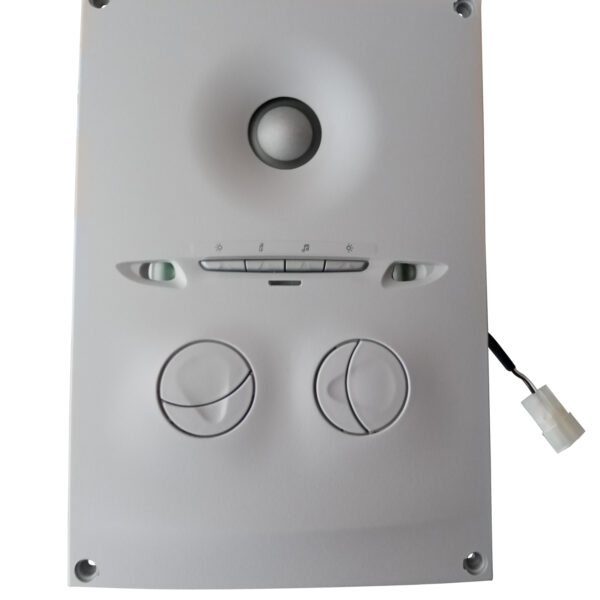 PLACA DIF TACTIL C/ALTAVOZ GRIS 12V CLARO IZQ