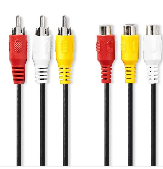 CABLE AUDIO/VIDEO RCA-F/RCA-M 2M
