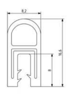 PER ESTANQU PUERTA MALETERO SILICONA