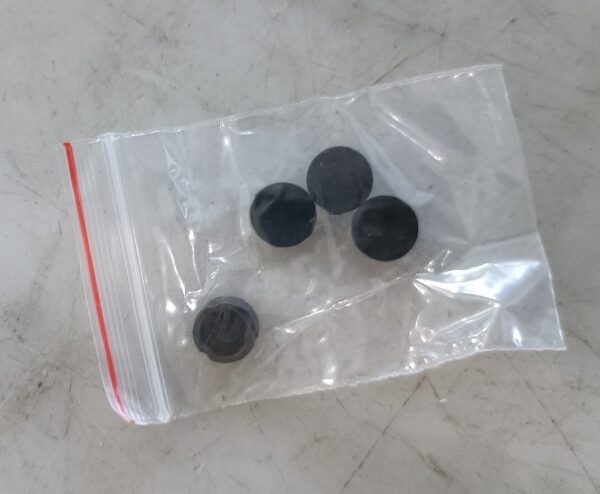 TAPONES PLACA OVALO NEGRO