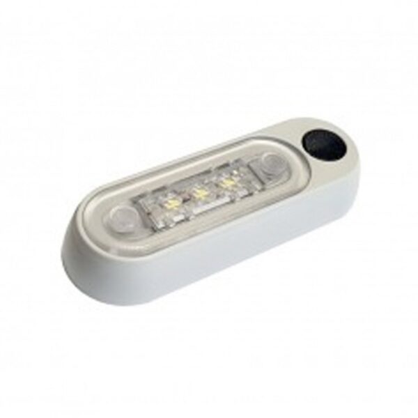 LUZ 3 LEDS BLANCO 12V/24V CON INTERRUPTOR